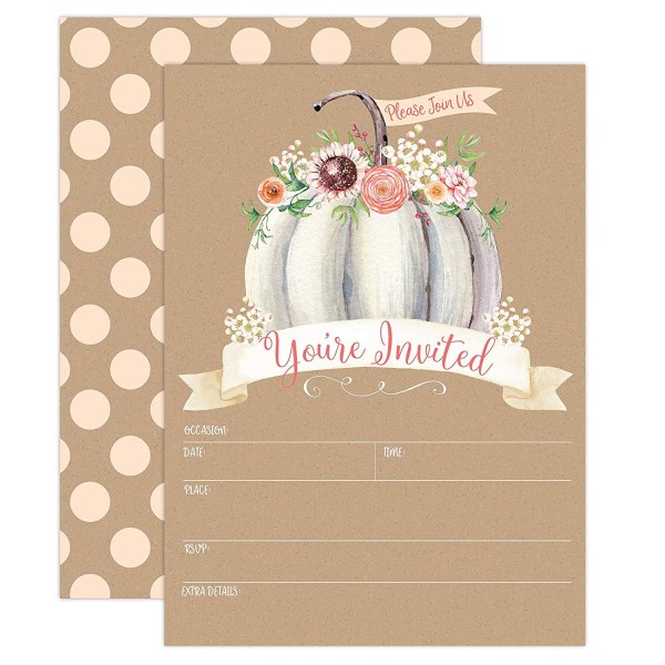 Pumpkin Shower Invitations Invitation Envelopes