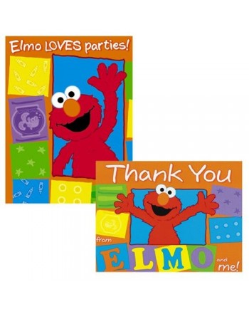 Sesame Street Loves Invitations Envelopes