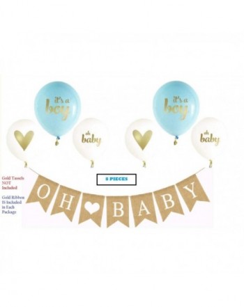 Baby Banner Balloon Set Pre Strung