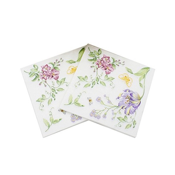 WallyE Decoupage Napkins Butterfly Luncheon