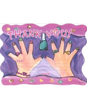 Girls Nails Thank Cards Fill
