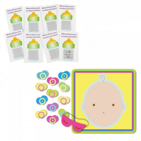 Baby Shower Games Pacifier Scratch n Win