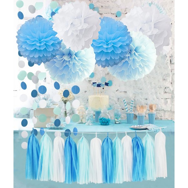 Birthday Party Decorations Turquoise Garland