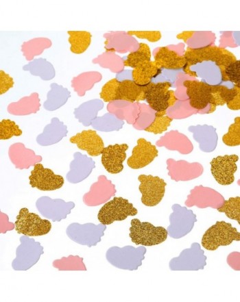 MOWO Glitter Footprint Confetti diameter