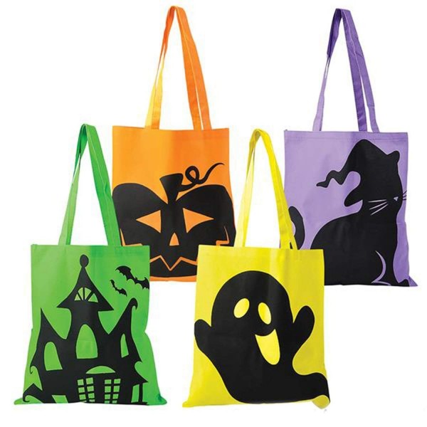 Halloween Tote Bags LARGE Trick