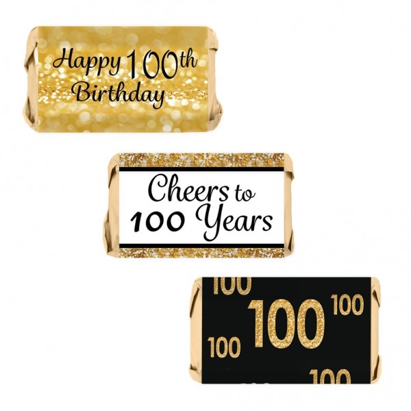 DISTINCTIVS Birthday Miniatures Wrapper Stickers