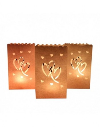 AerWo Luminaria Lantern Valentines Decoration