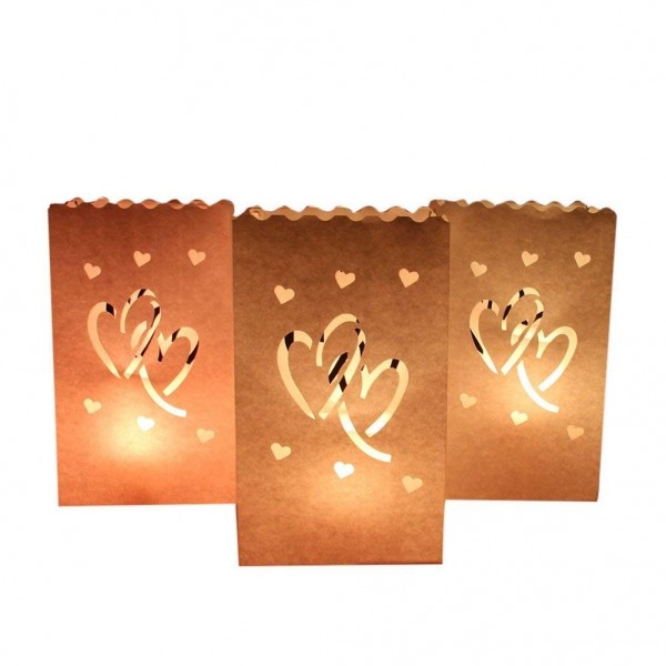 AerWo Luminaria Lantern Valentines Decoration