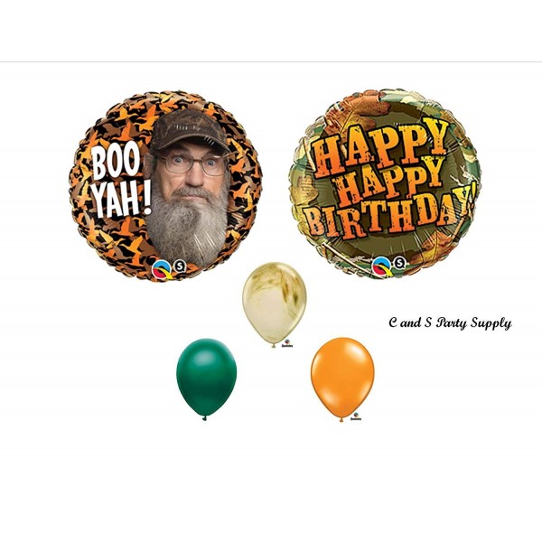DUCK DYNASTY Uncle Si Camouflage Happy Birthday Party Balloons Favors Decorations Supplies ...