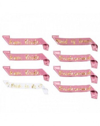 Juvale 8 Pack Bachelorette Sashes Bride