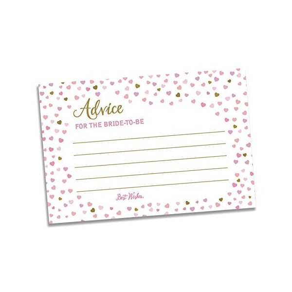 Advice Bride Be Wedding 50 cards Advice Bride Be Wedding 50 cards