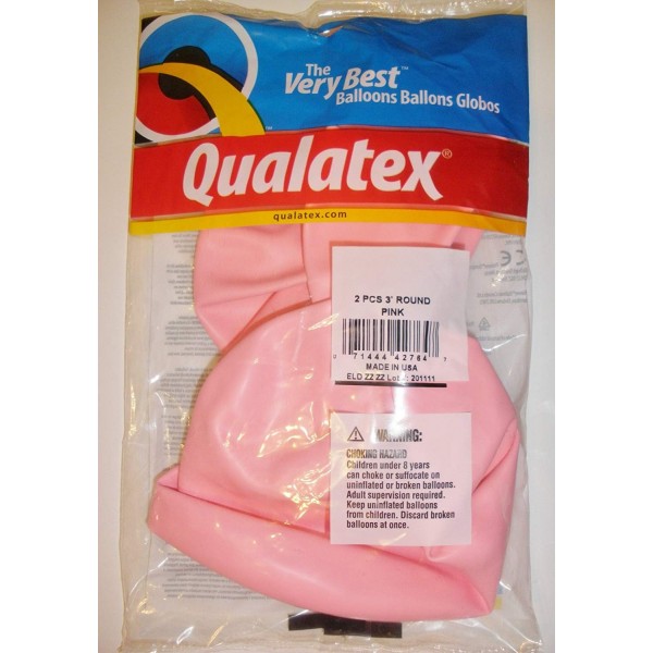 Qualatex Round Latex Balloons Pink