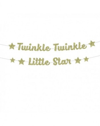 Twinkle Little Banner Glitter Shower