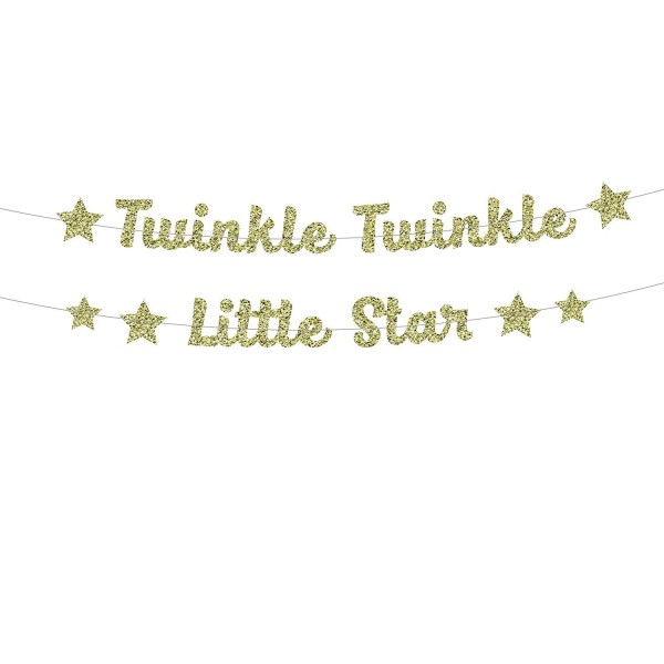 Twinkle Little Banner Glitter Shower