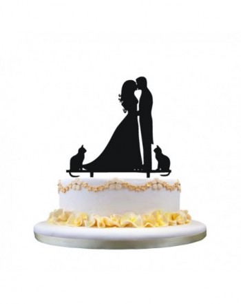 funny cake topper Silhouette Kissing