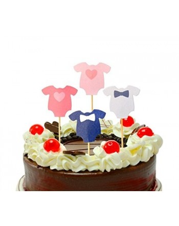 Gender Cupcake Toppers Dessert Birthday
