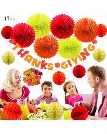 VSTON Thanksgiving Decoration Honeycomb Combination