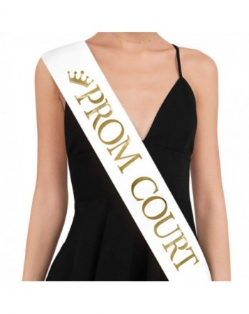 Prom Court Sash Graduation Accessories