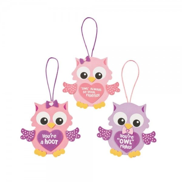 Valentine Owl Ornament Craft Kit