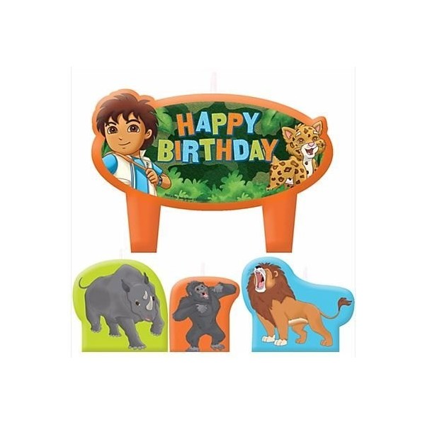 Go Diego Birthday Candles Set