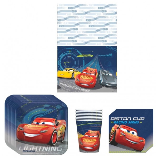 Cars Lighning Birthday Supplies Including