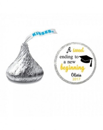 Personalized Graduation Chocolate Kiss Stickers