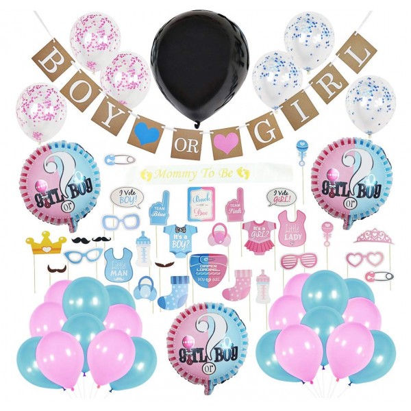 Gender Reveal Party Supplies Decorations