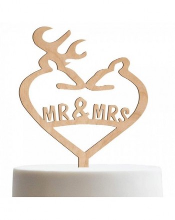 Wedding Topper Antler Grade Wooden