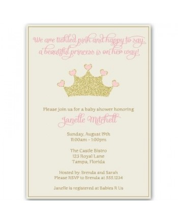 Princess Invitations Sparkle Sprinkle Envelopes