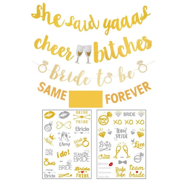 Bachelorette Temporary Tattoos Decorations Supplies Bachelorette Temporary Tattoos Decorations Supplies