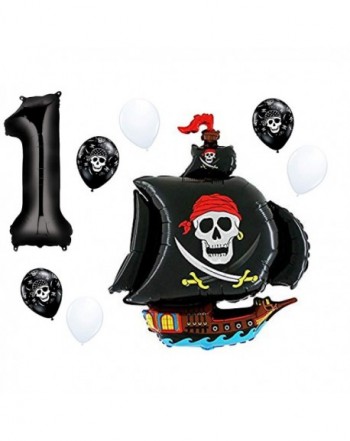 Pirate Birthday Balloon Decorations Number