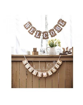 Welcome Rustic Vintage Baby Decorations