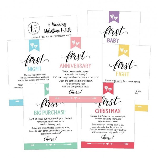 Milestones Bachelorette Engagement Registry Newlywed