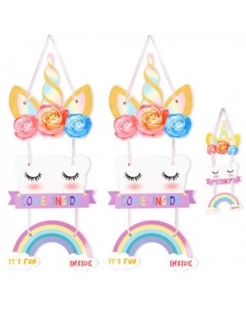 VONDERSO Unicorn Supplies Birthday Decoration