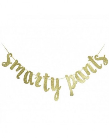 Smarty Pants Glitter Banner Graduation