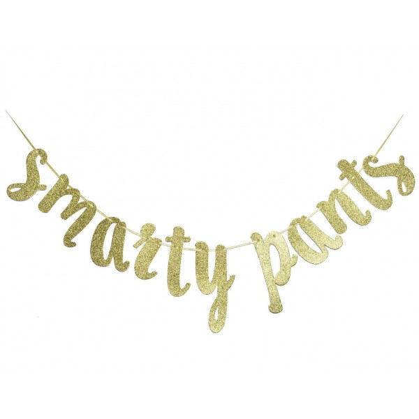 Smarty Pants Glitter Banner Graduation