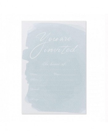 Invitations Envelopes Watercolor Invitation Reception