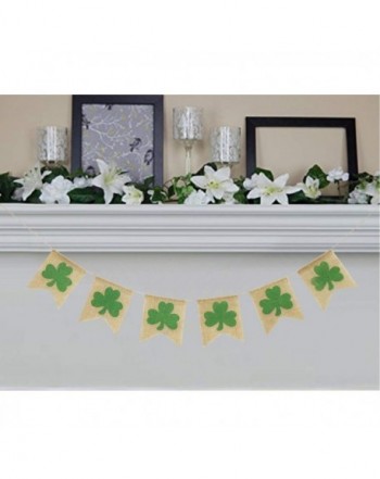 Shamrock Garland Patricks Decorations Celebration