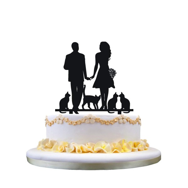 Bride wedding anniversary engagement topper