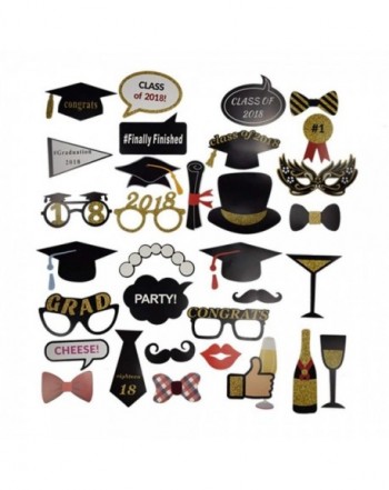 LaZimnInc Graduation Glitter Decorations Supplies