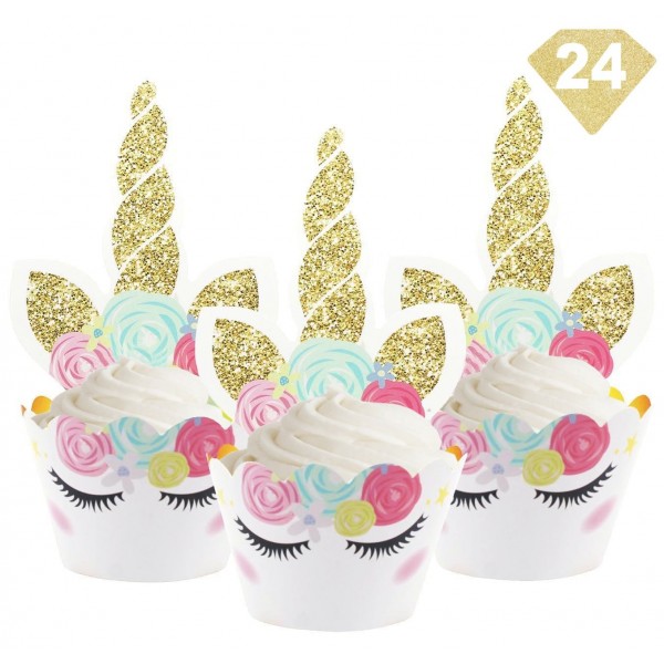 UNICORN MAGIC Unicorn Cupcake Wrappers UNICORN MAGIC Unicorn Cupcake Wrappers