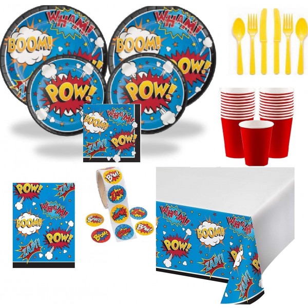 Superhero Birthday Baby Shower Party