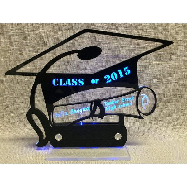 Graduation Personalized Topper Light Acryleddesigns