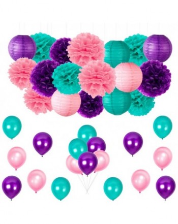 Birthday Supplies Lanterns Balloons Decorations