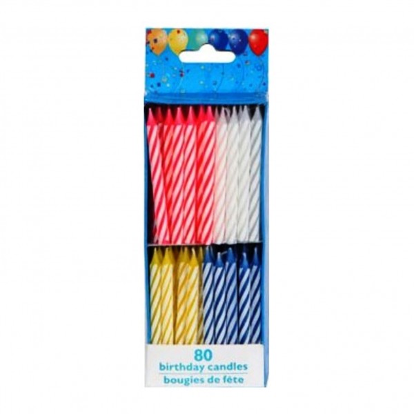 Birthday Candles Count Spiral Brights