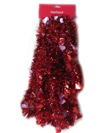 Red Valentine Tinsel Garland Feet