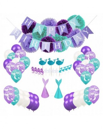 Mermaid Supplies Decorations Birthday Bachelorette