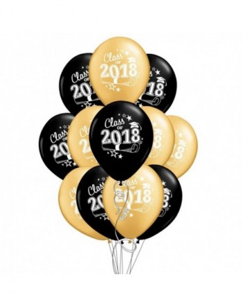 Class Graduation Latex Balloons Black