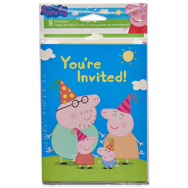 American Greetings Girls Peppa Invite