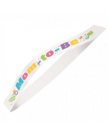 Satin Mom Baby Shower Sash